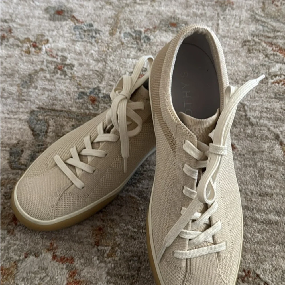 Rothy's Cream Knit Sneakers - Picture 4 of 4